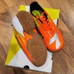 Diadora DD-NA2 R ID JR Kids Soccer Shoes - Orange and White
